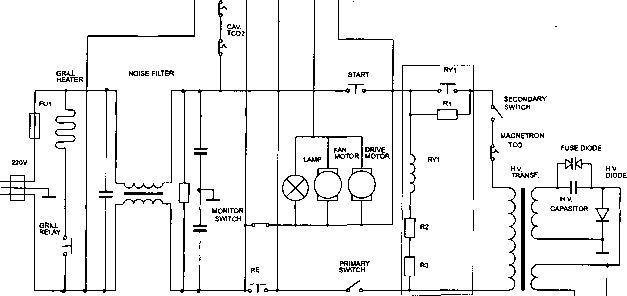 Midea mg820cj7 i2 схема микроволновая печь